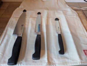 ZWILLING Vier Sterne Messerset Messer mit Klingenspitzenschutz