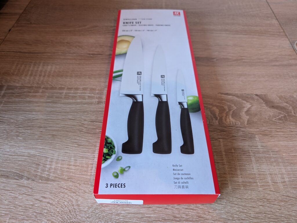 ZWILLING Vier Sterne Messerset Verpackung
