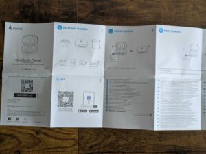 Anleitung der Edifier NeoBuds Planar In-Ear-Kopfhörer geöffnet (2)