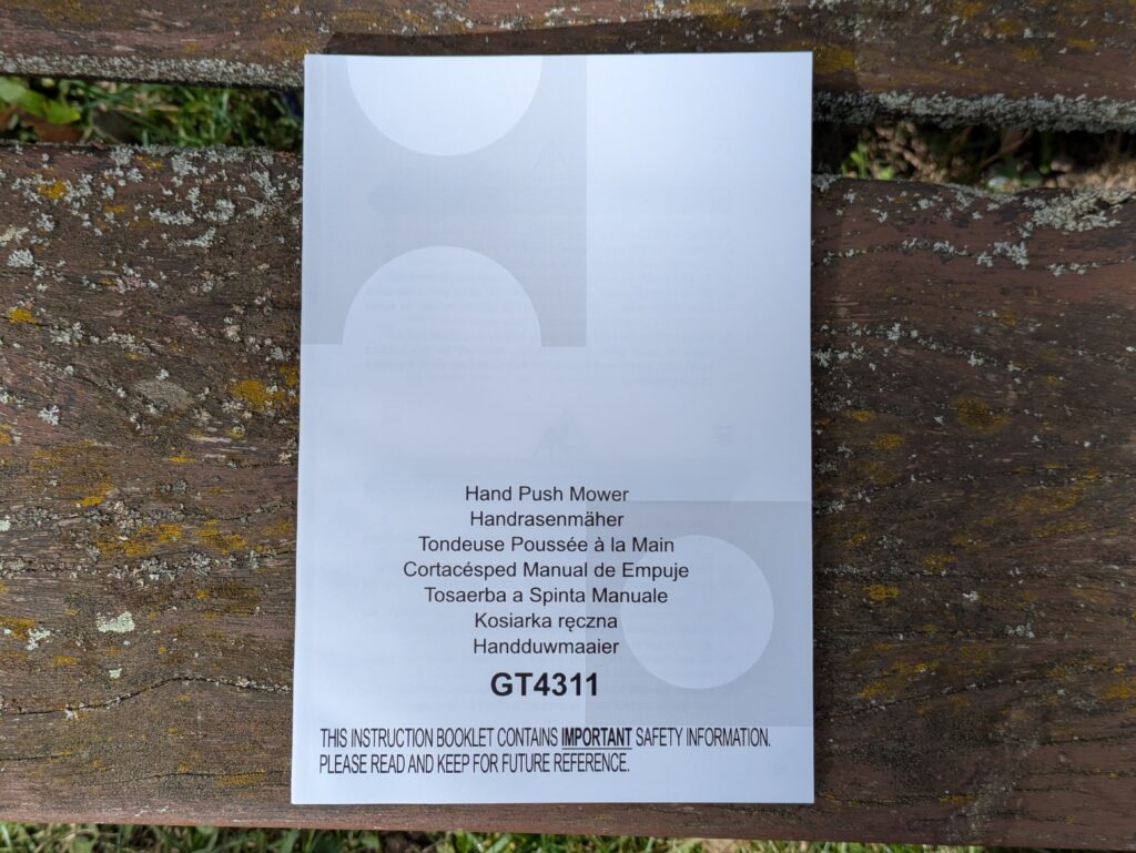 Anleitung des COSTWAY SF6533DE Spindelmähers