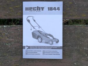Anleitung des Hecht 1844 Elektro-Rasenmähers