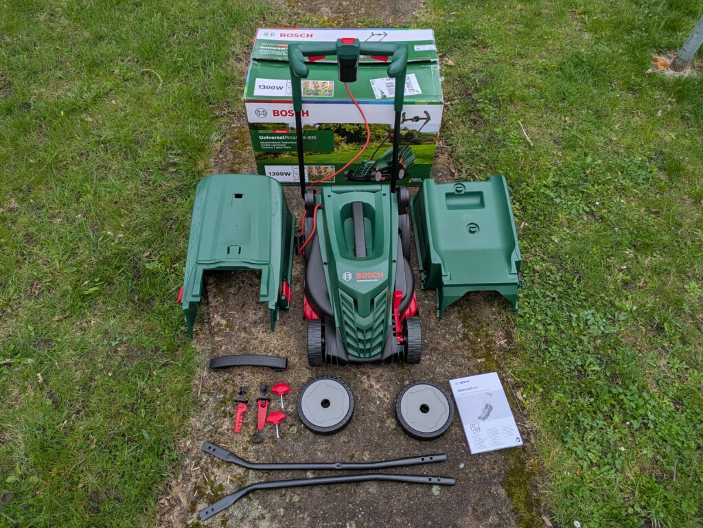Bosch UniversalRotak 34-405 Elektro-Rasenmäher Lieferumfang (2)