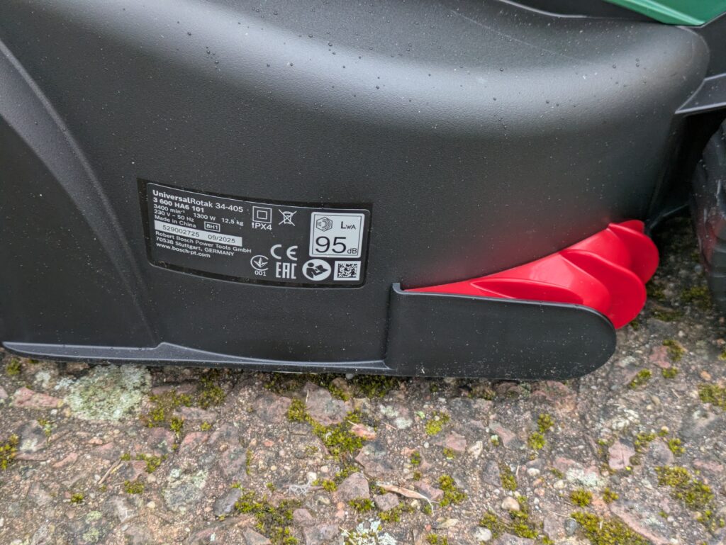 Bosch UniversalRotak 34-405 Elektro-Rasenmäher Rasenkamm