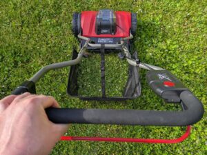 Einhell GE-HM 1838 Spindelmäher mit Gras