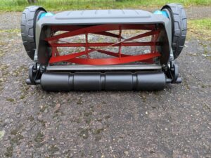Gardena Comfort 400 C Spindelmäher Haupteinheit von hinten