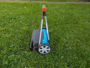 Gardena Comfort 400 C Spindelmäher zusammengeklappt (2)