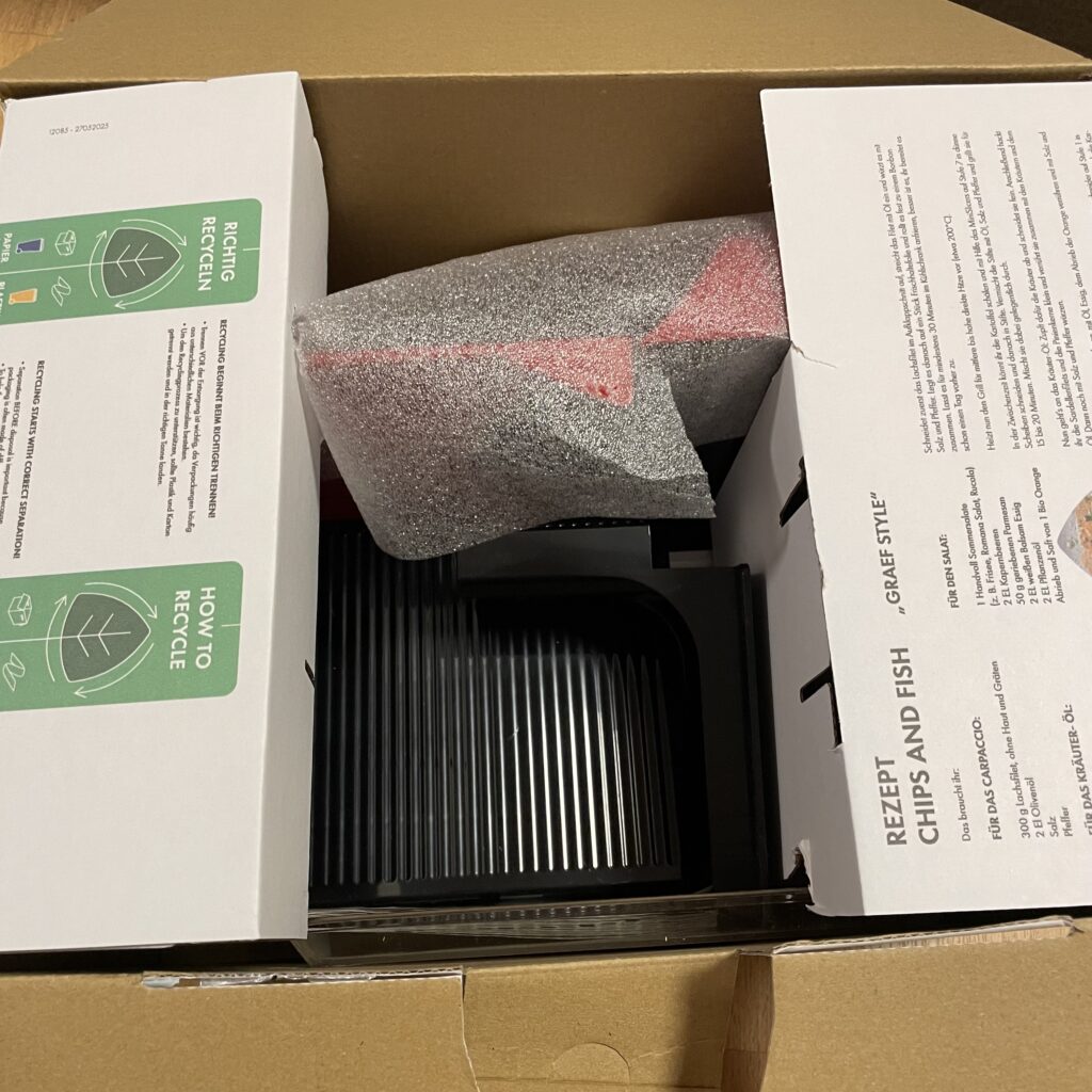 Graef S11002 Allesschneider verpackt