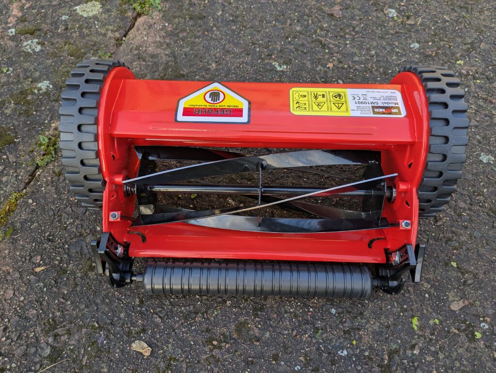 Grafner SM10901 Spindelmäher Haupteinheit von hinten
