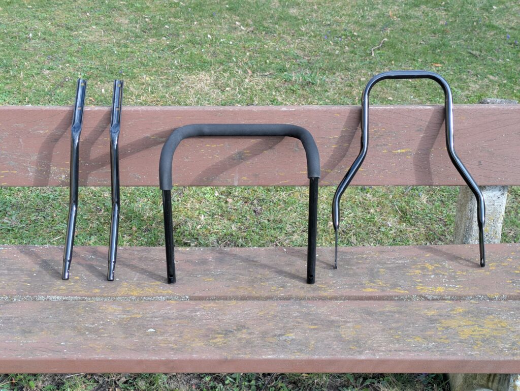 Holme des WOLF Garten TT300S Spindelmähers