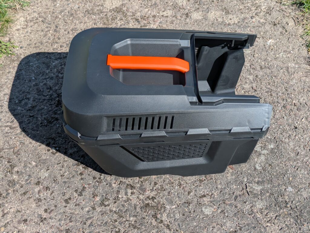 Korb des FUXTEC FX-RME33 Elektro-Rasenmähers
