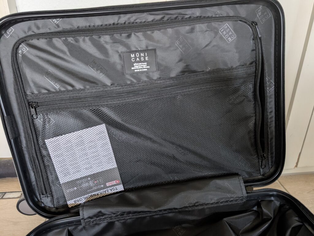 Münicase M816 Koffer Trenner mit Netzfach