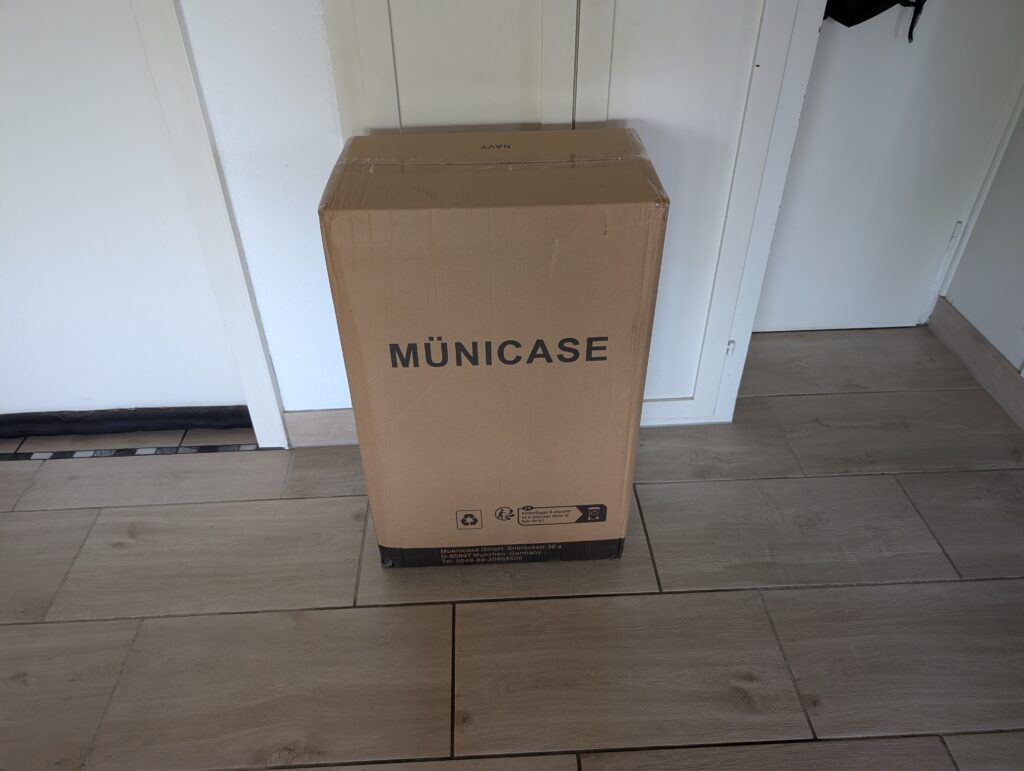 Münicase M816 Koffer Verpackung