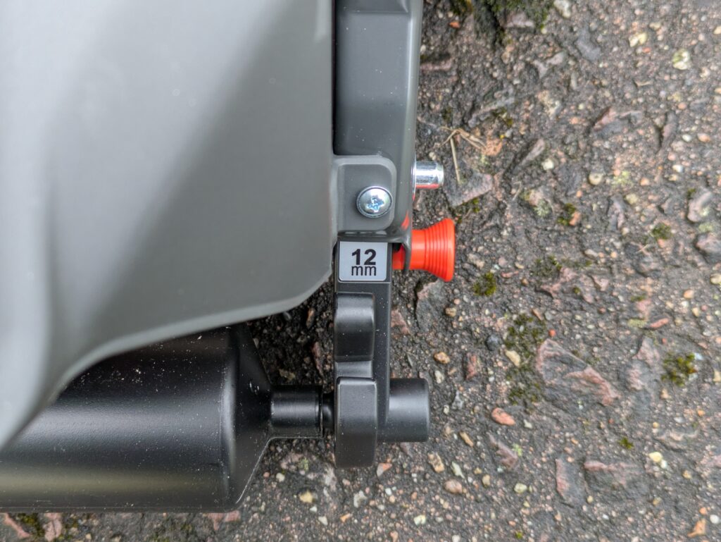 Gardena Comfort 400 C Spindelmäher Höhenanzeige