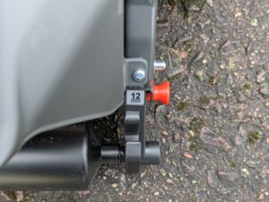 Gardena Comfort 400 C Spindelmäher Höhenanzeige