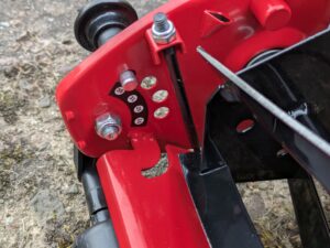 Scheppach SPM300 Spindelmäher Höhenverstellung (3)
