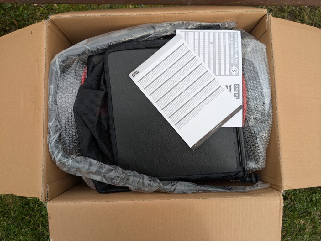 Scheppach SPM300 Spindelmäher Verpackung geöffnet