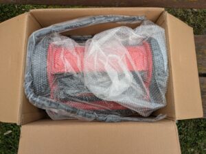 Scheppach SPM300 Spindelmäher Verpackung geöffnet (2)