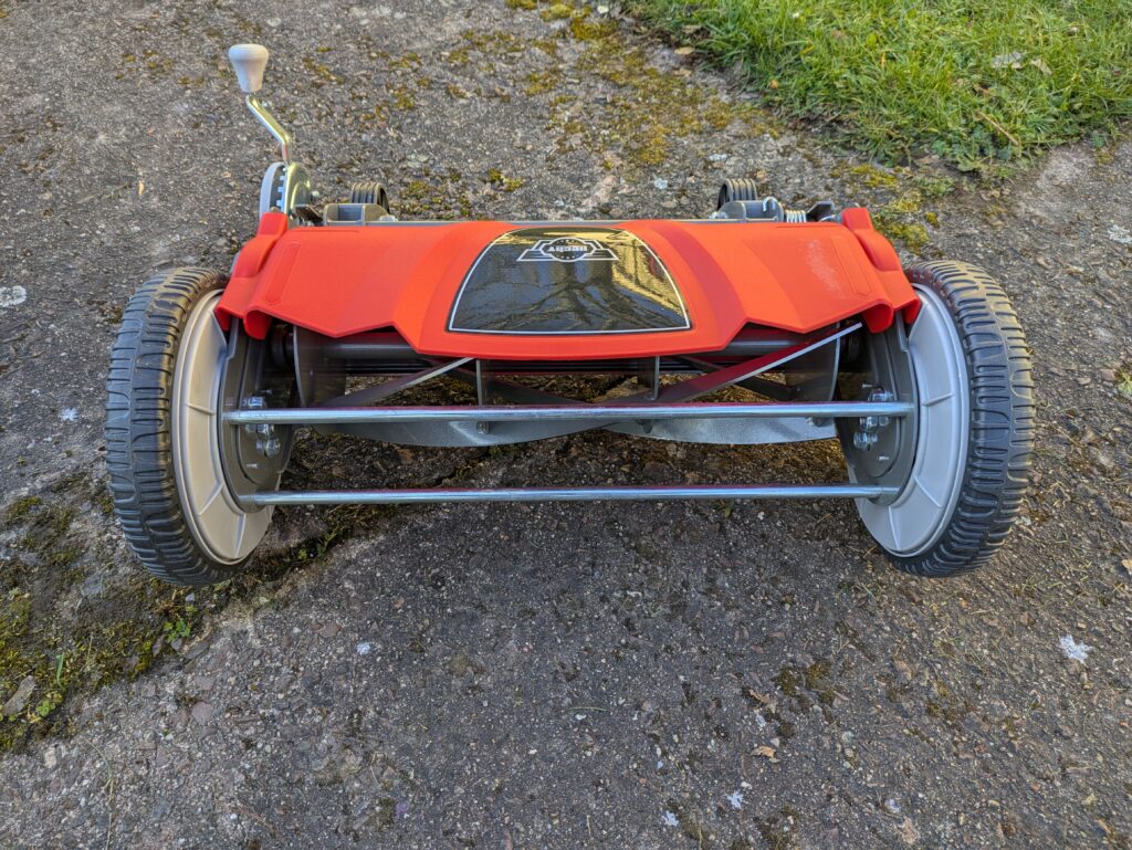 Spindelmäher HECHT 514 Spindelmäher Haupteinheit von hinten