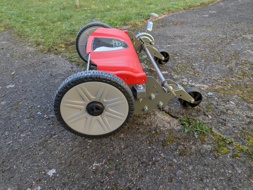 Spindelmäher HECHT 514 Spindelmäher von der Seite