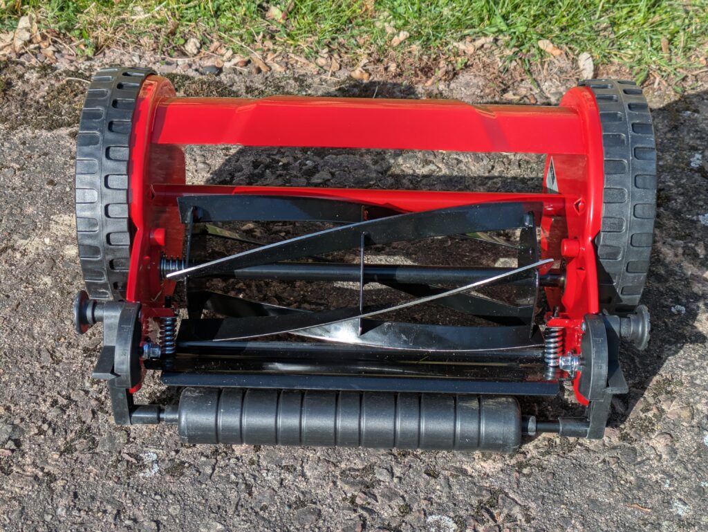 WOLF Garten TT300S Spindelmäher Haupteinheit von hinten