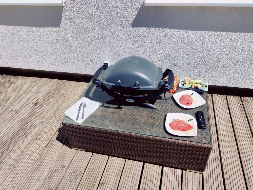 Weber Q 1400 Elektrogrill Testszenario