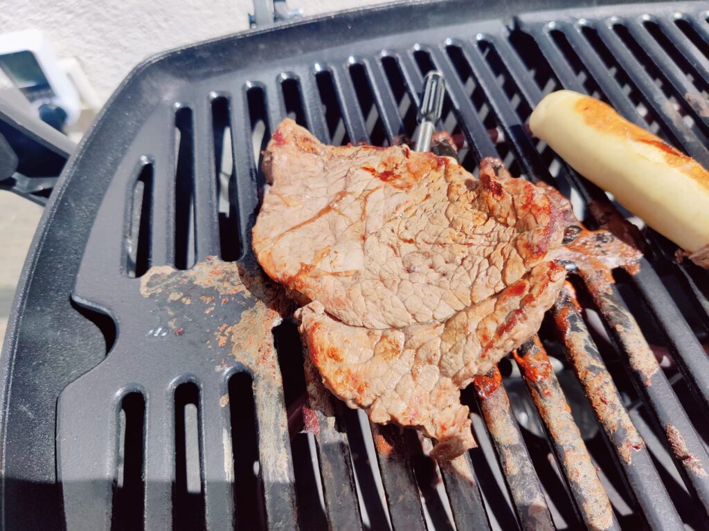 ThermoPro TP961 TempSpike Grillthermometer mit Steak im Test