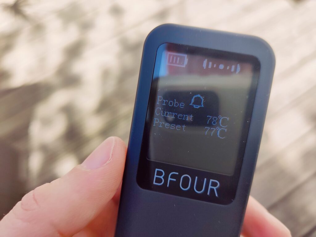 BFOUR BF-30 Pro Grillthermometer Booster Temperaturwarnung