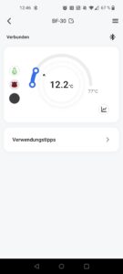 BFOUR BF-30 Pro Grillthermometer App zu Testbeginn