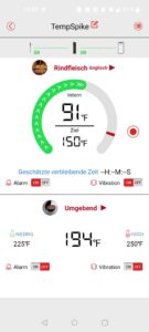 ThermoPro TP961 TempSpike Grillthermometer App im Testbetrieb