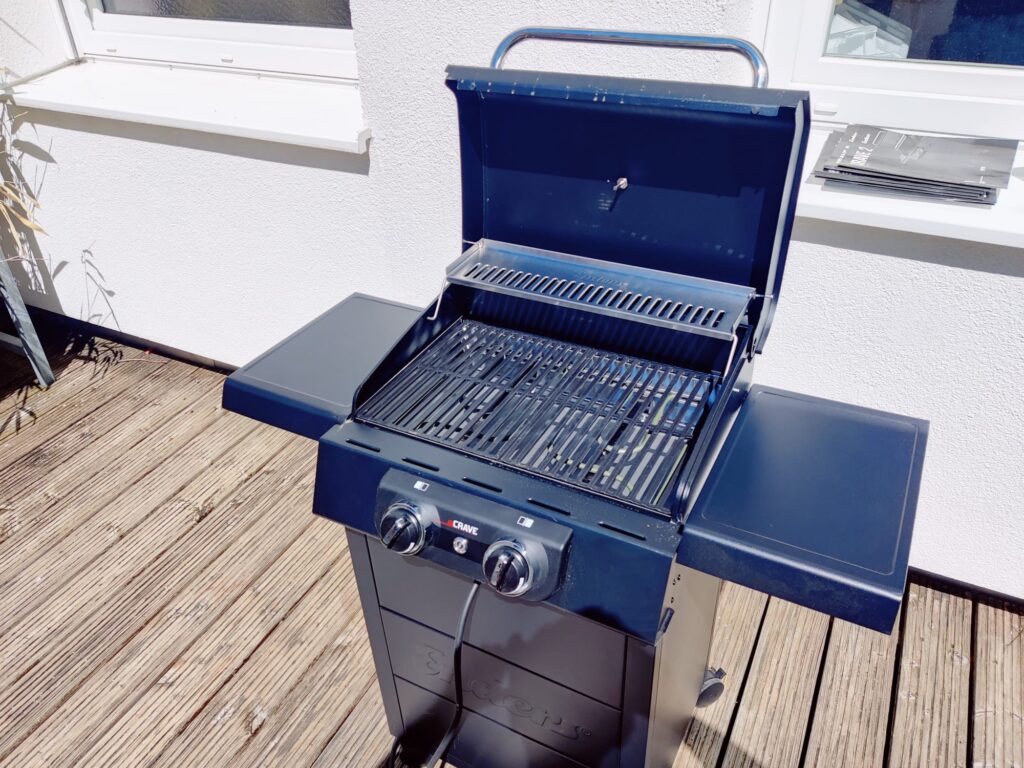 Enders eCRAVE 2 Elektrogrill mit offenem Deckel