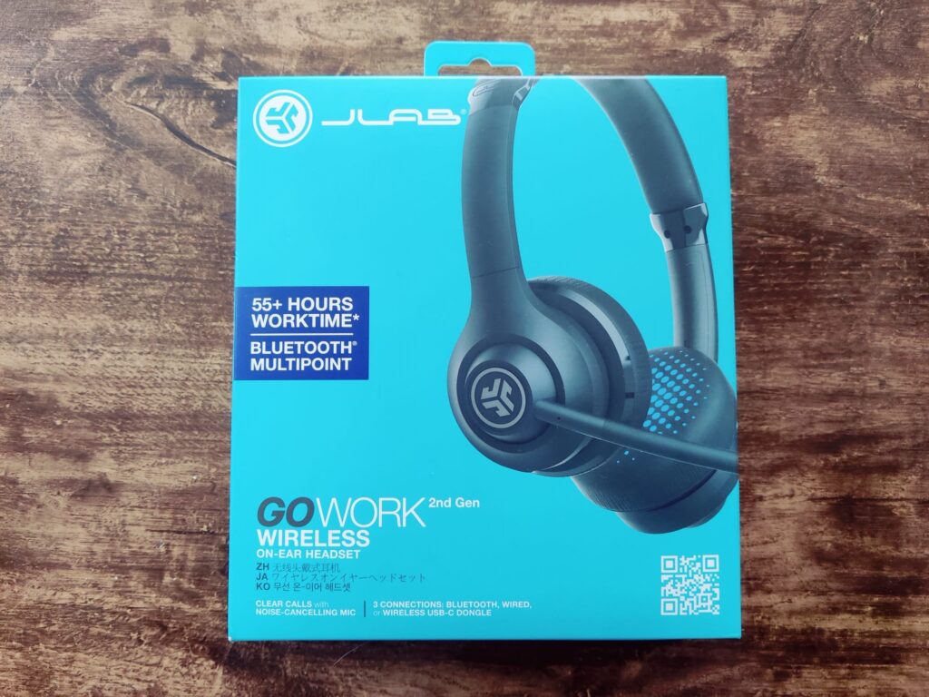 JLab Go Work 2nd Gen Headset Verpackung