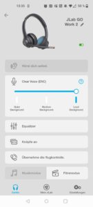 JLab Go Work 2nd Gen Headset App Clear Voice