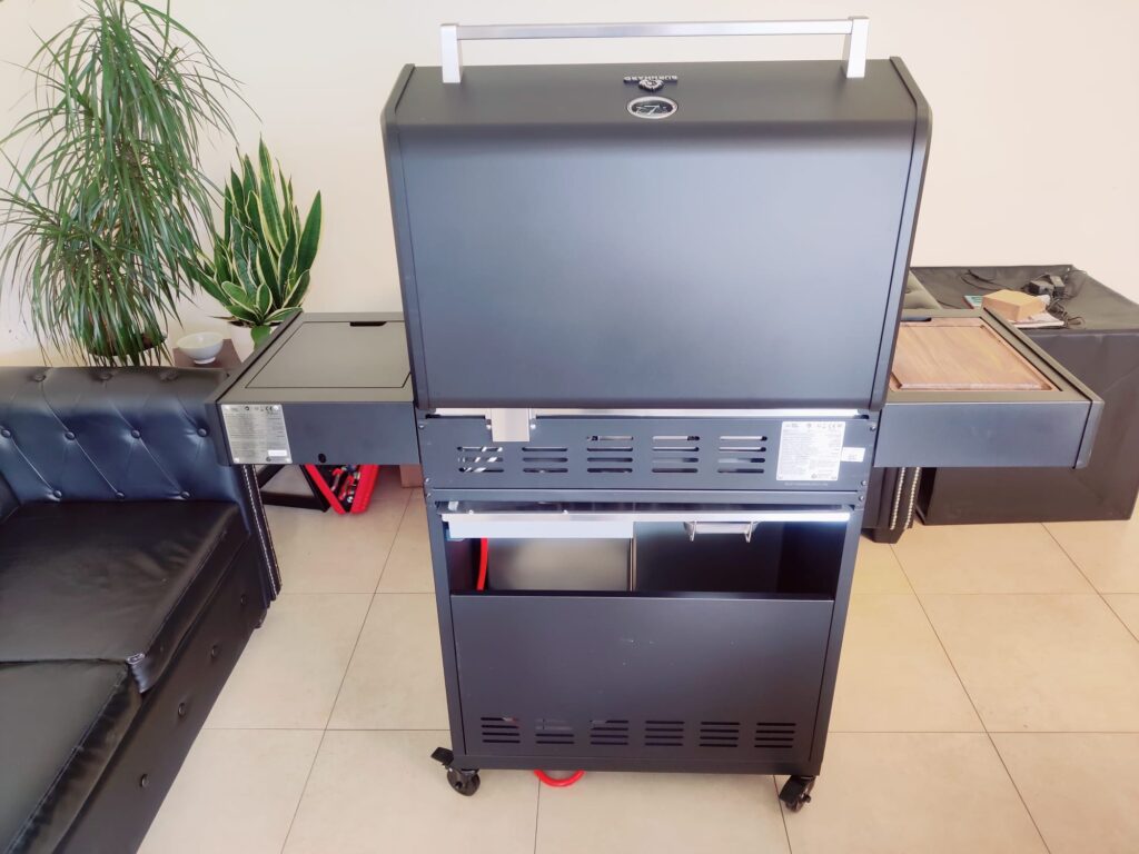 BURNHARD Big FRED Deluxe Series 4 Gasgrill Rückansicht