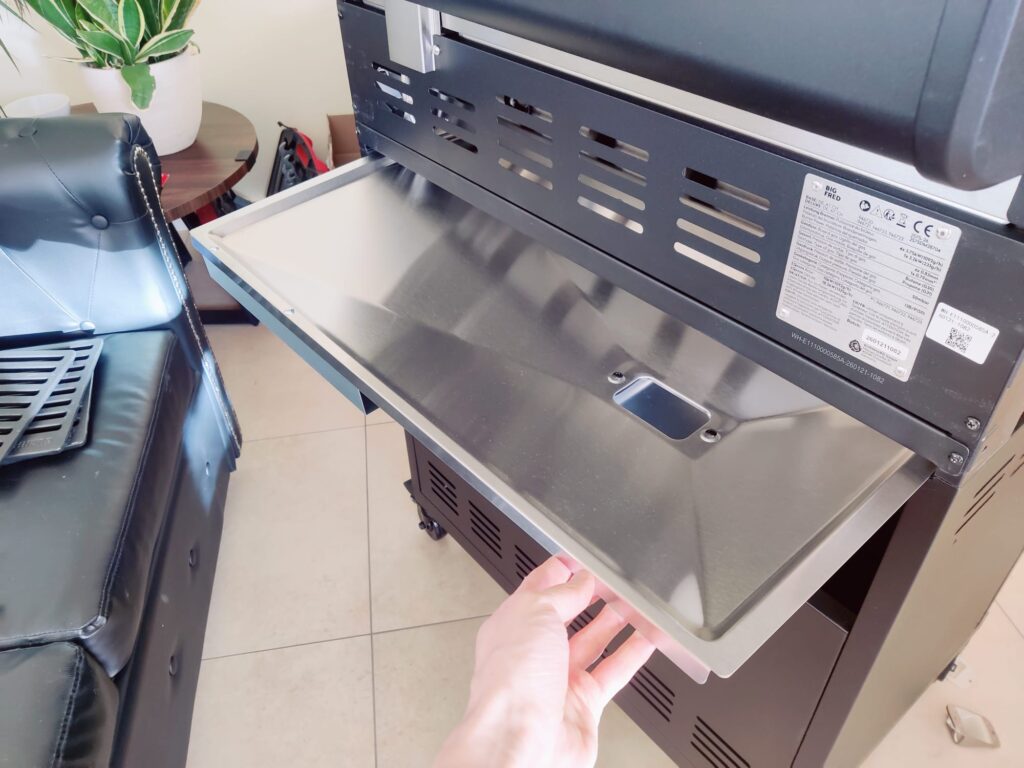 BURNHARD Big FRED Deluxe Series 4 Gasgrill Grillwanne einschieben