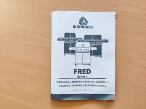 BURNHARD Big FRED Deluxe Series 4 Gasgrill Bedienungsanleitung