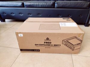 BURNHARD Big FRED Deluxe Series 4 Gasgrill GN-Container Verpackung