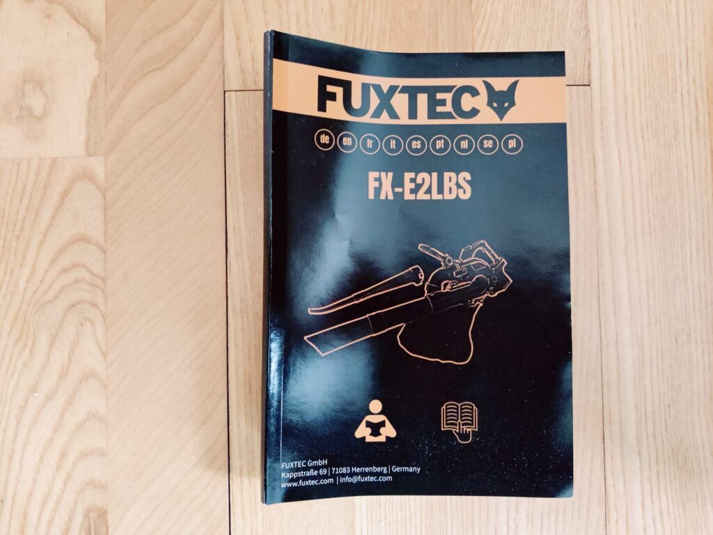 FUXTEC FX-E2LBS Laubsauger Bedienungsanleitung