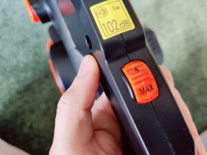 FUXTEC FX-E2LBS Laubsauger höchste Drehzahlstufe