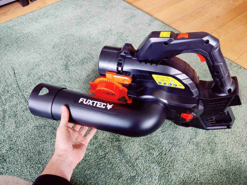 FUXTEC FX-E2LBS Laubsauger gebogenes Saugrohr