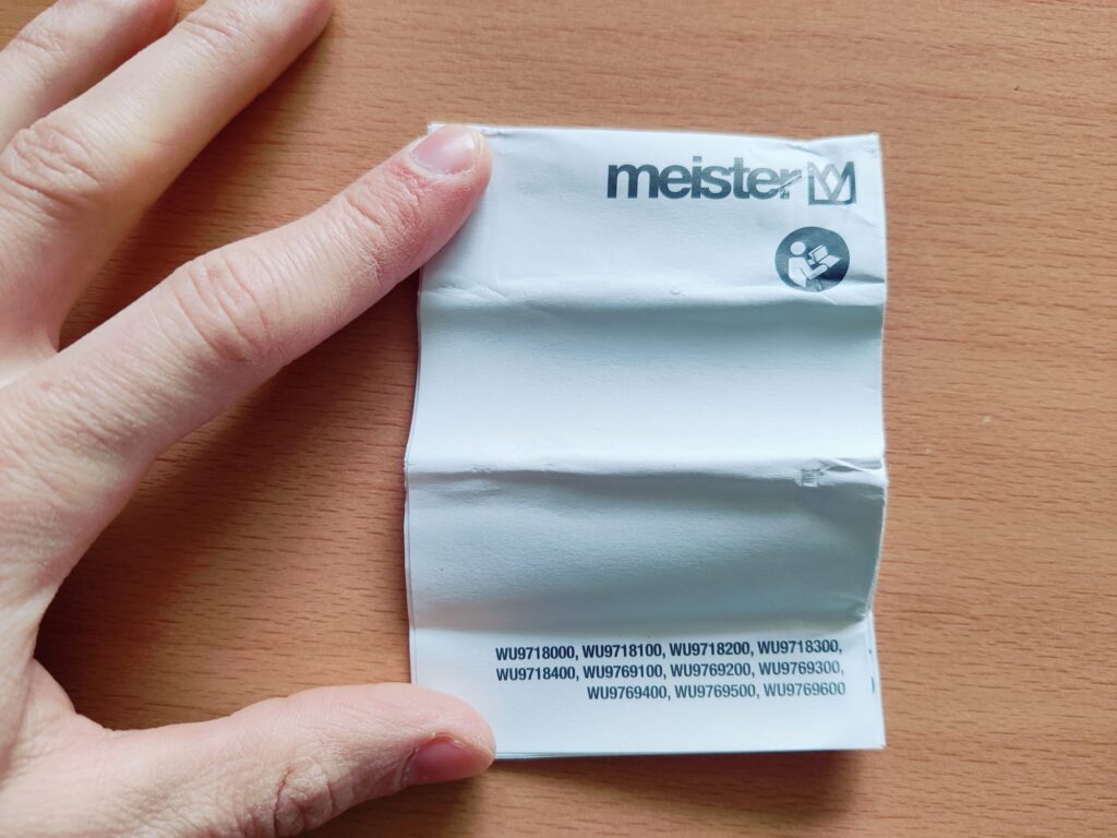 Meister WU9718000 Astschere Bedienungsanleitung