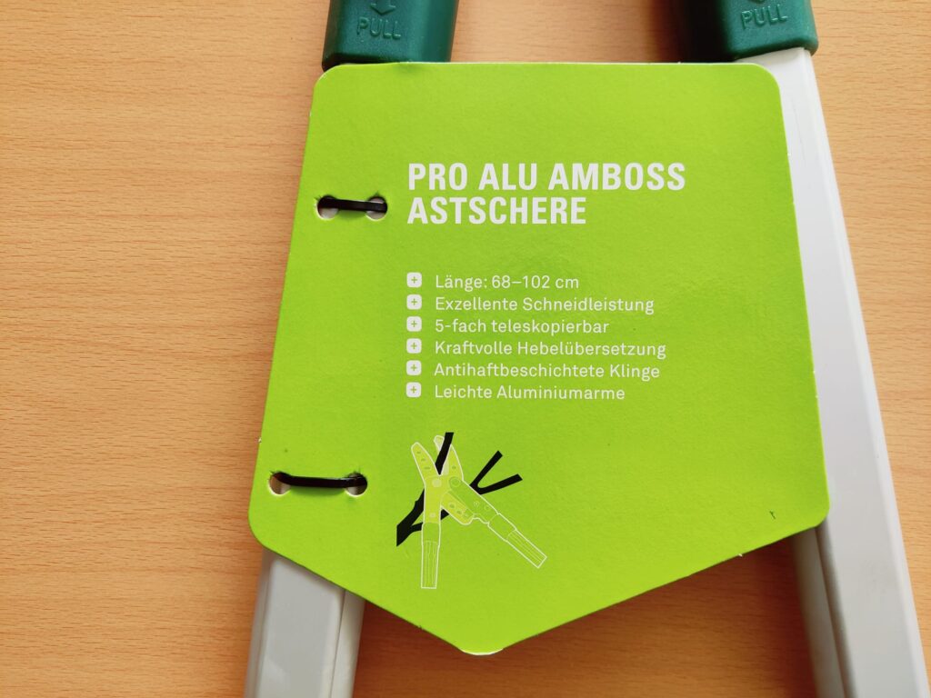 Siena Garden Pro Alu 358328 Astschere Produktinformationen Vorderseite