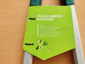 Siena Garden Pro Alu 358328 Astschere Produktinformationen Vorderseite