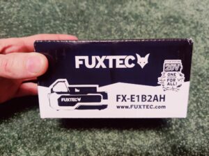 FUXTEC FX-E2LBS Laubsauger Akku Verpackung