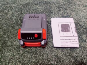 FUXTEC FX-E2LBS Laubsauger Akku ausgepackt