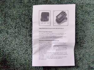 FUXTEC FX-E2LBS Laubsauger Ladegerät Bedienungsanleitung