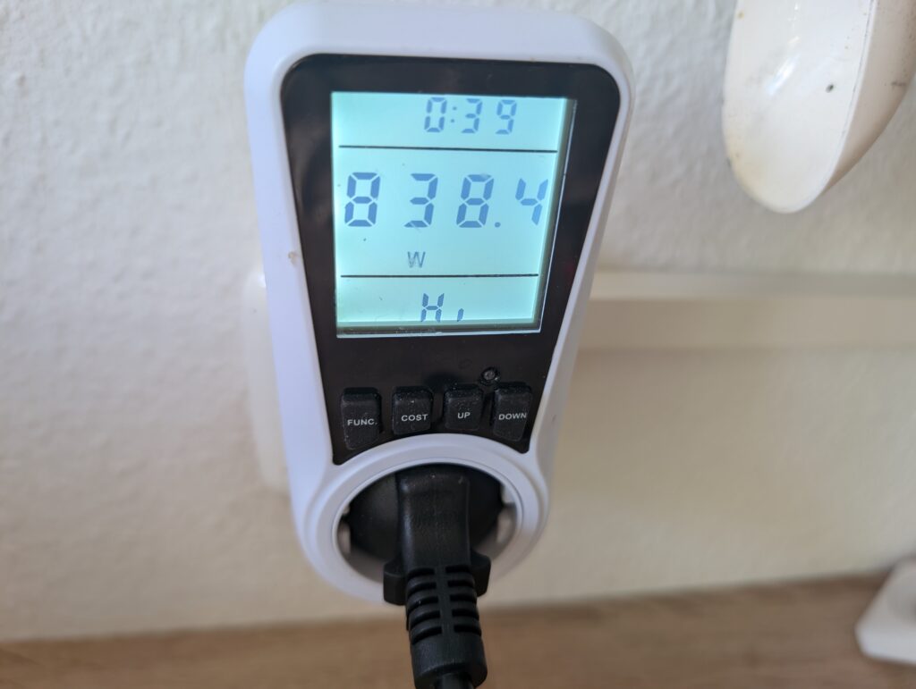 Amazon-Basics-Dampfgarer Leistungsaufnahme