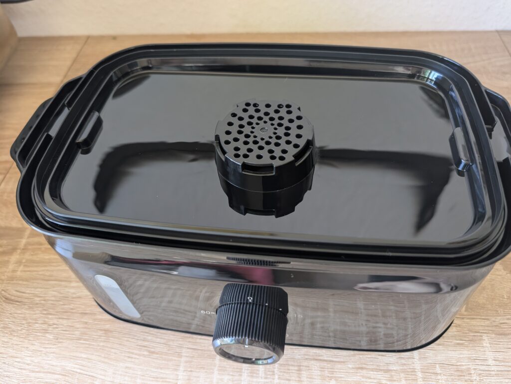 Amazon-Basics-Dampfgarer Wassertank und Abdeckung