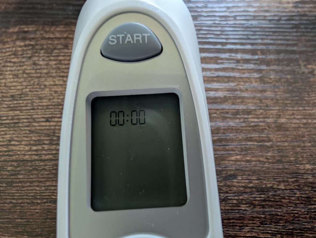 Beurer FT 58 Ohrthermometer Display eingeschaltet 1