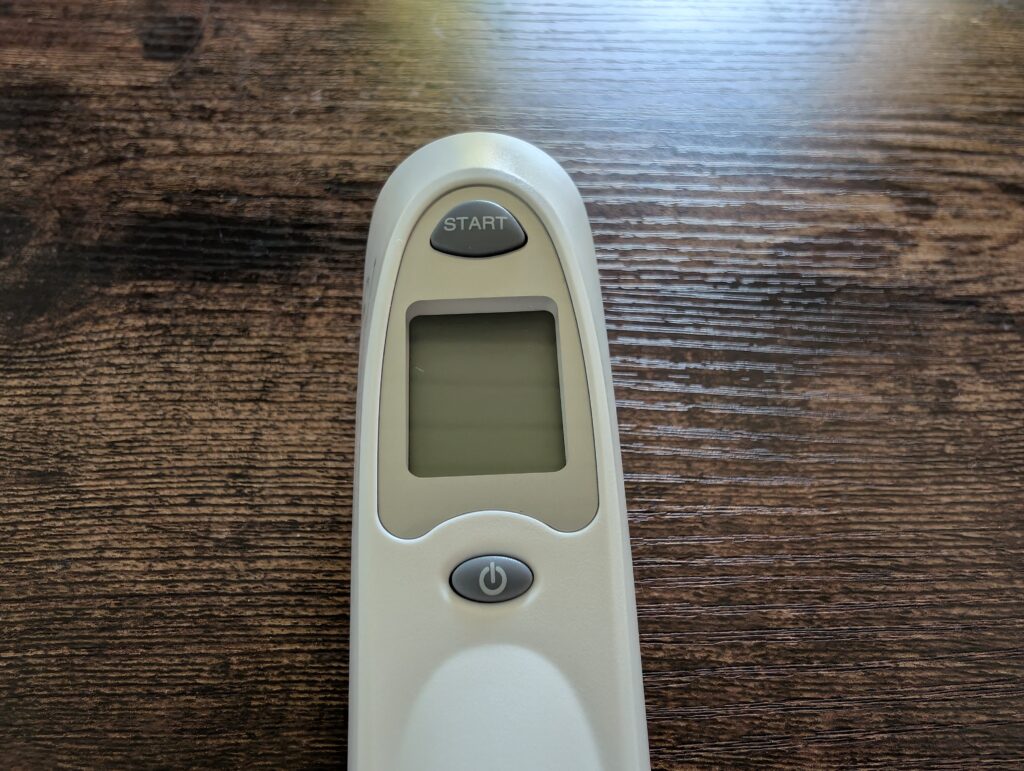 Beurer FT 58 Ohrthermometer Display und Bedienelemente