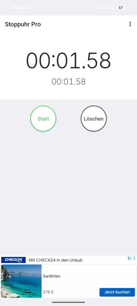 Beurer FT 58 Ohrthermometer Messdauer